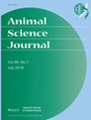 ANIMAL SCIENCE JOURNAL雜志封面